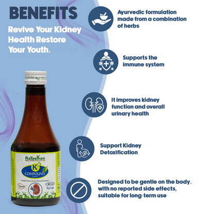 Rajasthan Herbals K+ Compound Syrup - Distacart