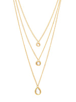 Thumbnail for Ruby Raang Kundan & Gold Layered Necklace