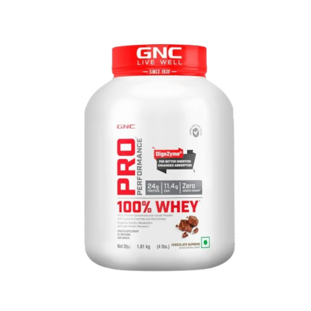 GNC Pro Performance 100% Whey Protein Muscle Growth Chocolate Supreme