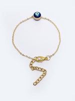 Thumbnail for NVR Women Gold-Toned Evil Eye Rakhi With Roli Chawal - Distacart
