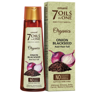 Emami 7 Oils In One Organics Onion Blackseed Hair Oil