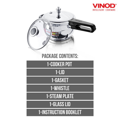 Vinod Stainless Steel Splendid Plus Handi Cooker - Dista