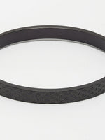 Thumbnail for NVR Men's Black Rhodium-Plated Stainless Steel Kada Bracelet - Distacart