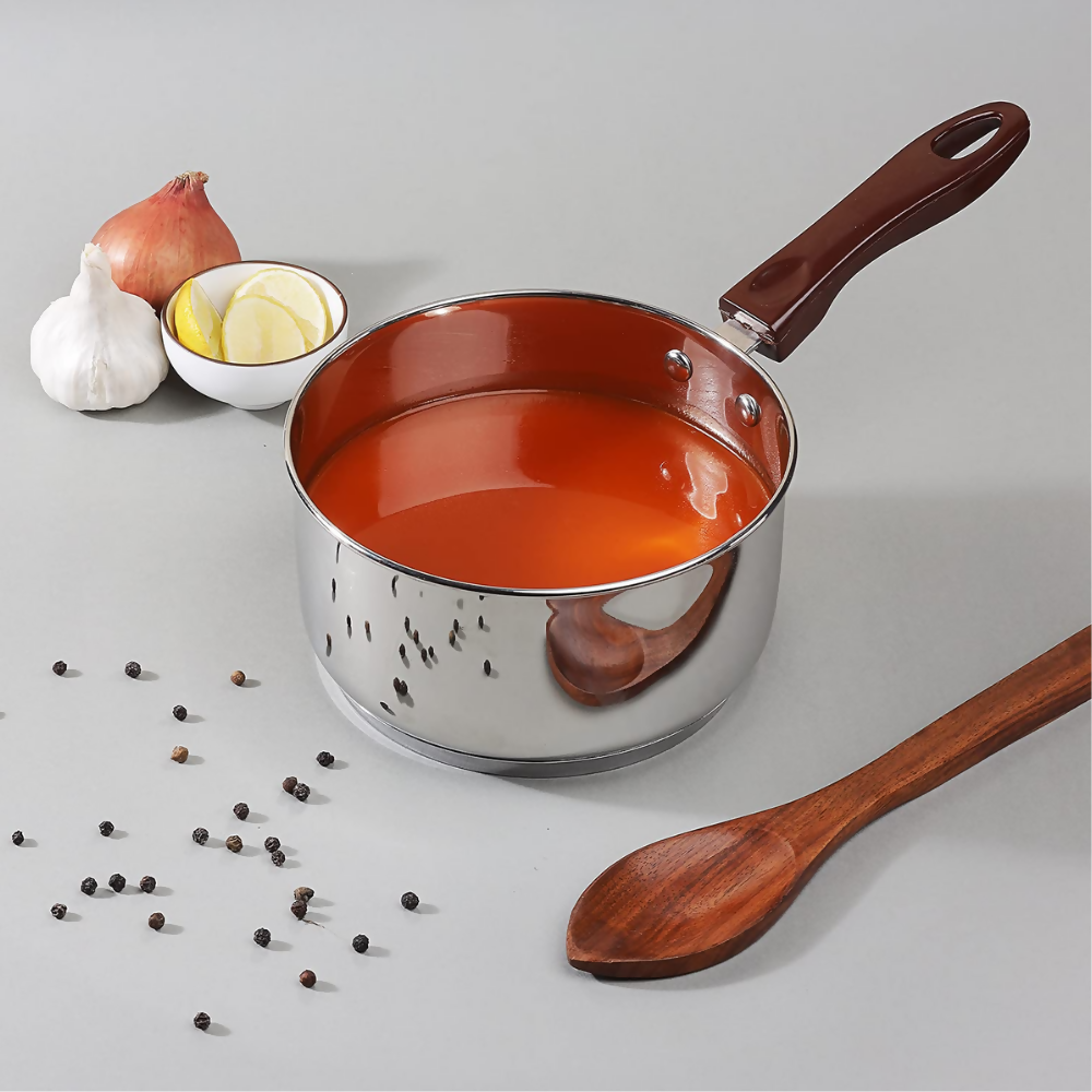 Vinod Stainless Steel Milkpan/Saucepan - Dista