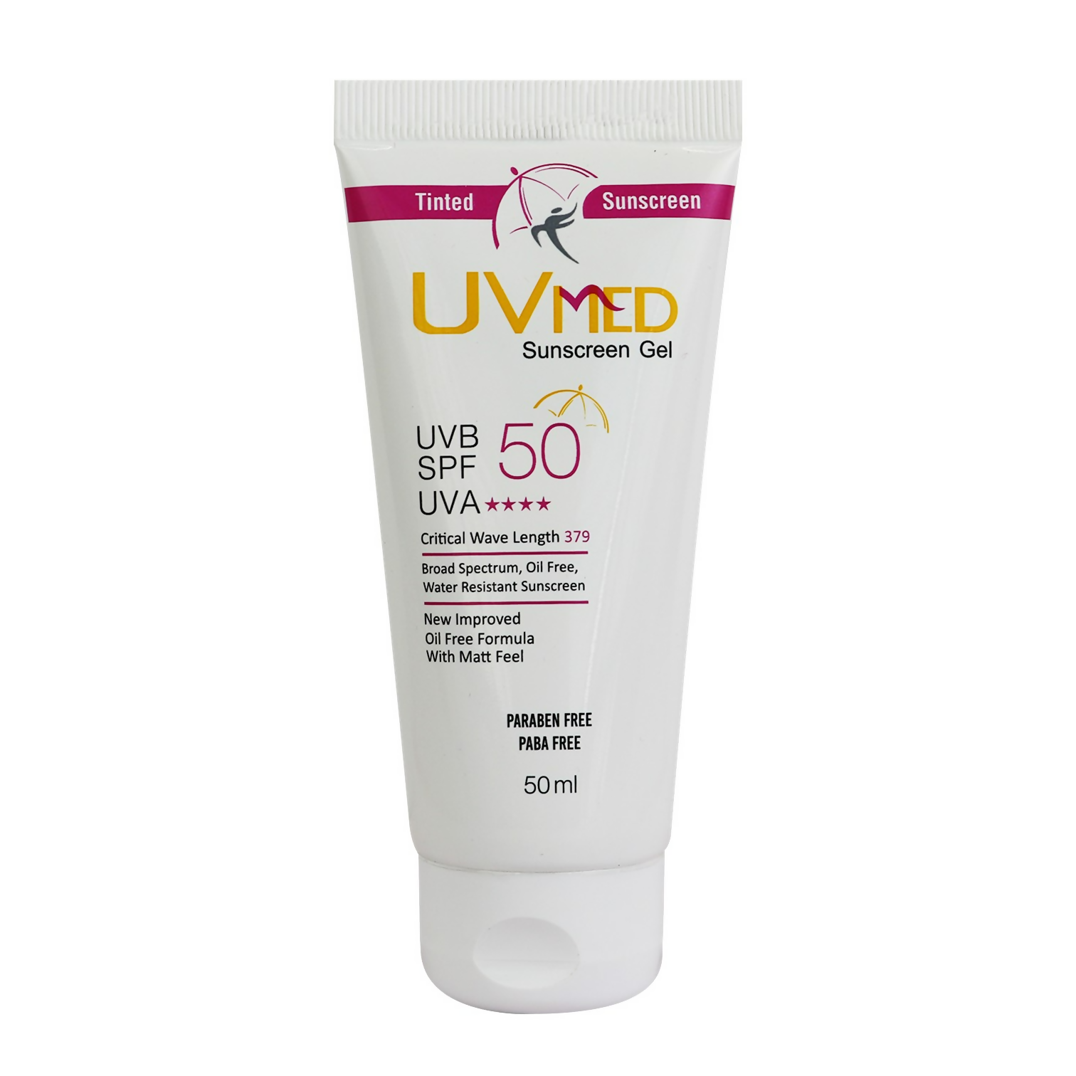 Uvmed Tinted Sunscreen Cream SPF 50 - Distacart