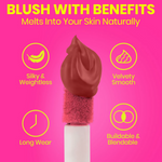 Thumbnail for NY Bae Dewy Creme Blush – Rustic Red 03