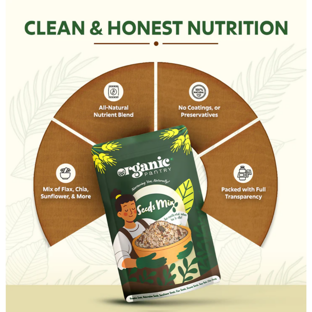 Organic Pantry Seeds Mix - Distacart