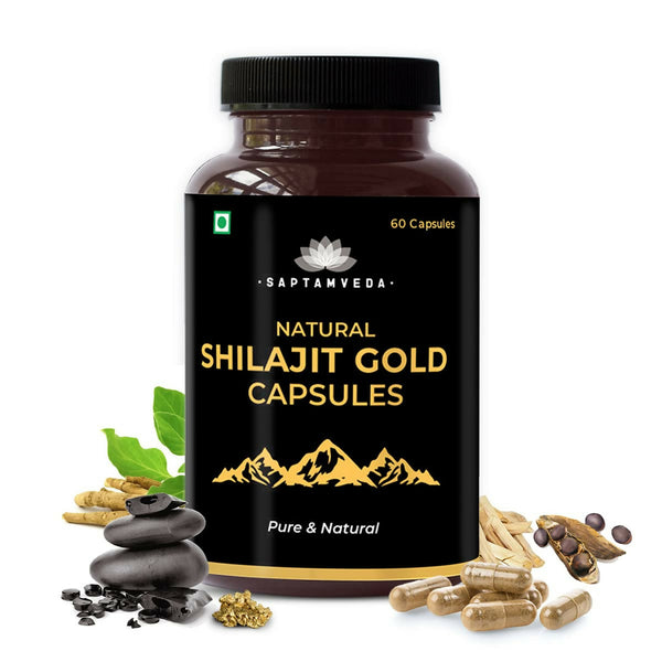 Saptamveda Natural SJ Gold Capsules - Distacart