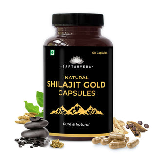Saptamveda Natural SJ Gold Capsules - Distacart