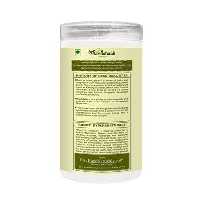 byPureNaturals Urad Daal Atta (Black Lentils Flour) - Dista