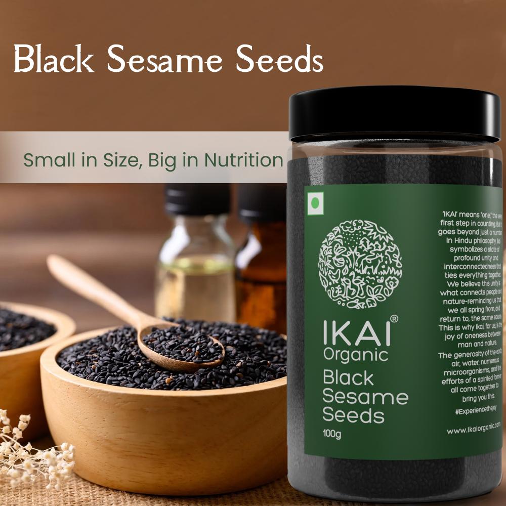 IKAI Organic Black Sesame Seeds