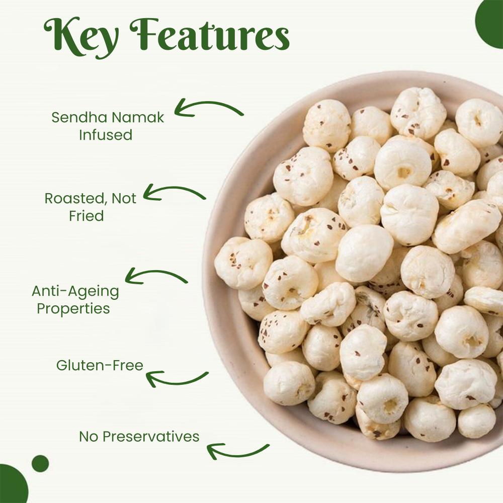 IKAI Natural Sendha Namak Makhana