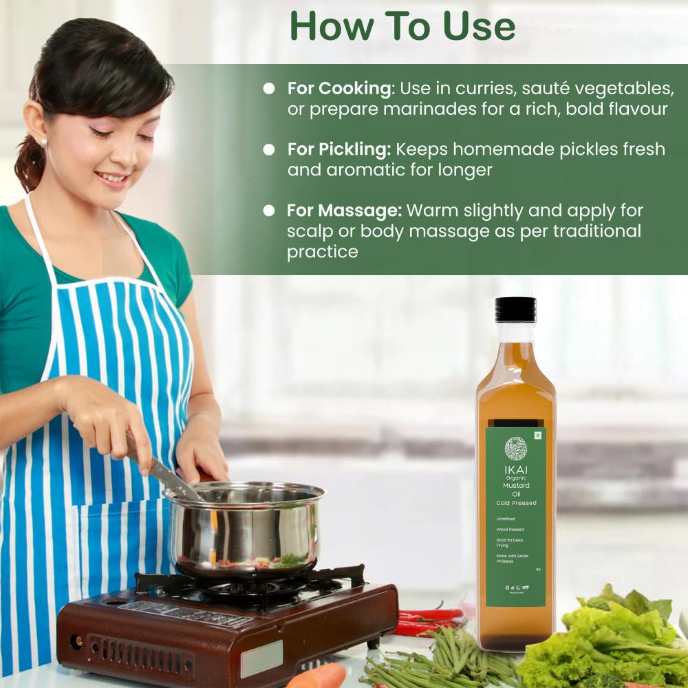 IKAI Organic Mustard Oil