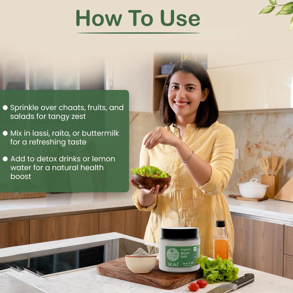 IKAI Natural Black Salt - Distacart