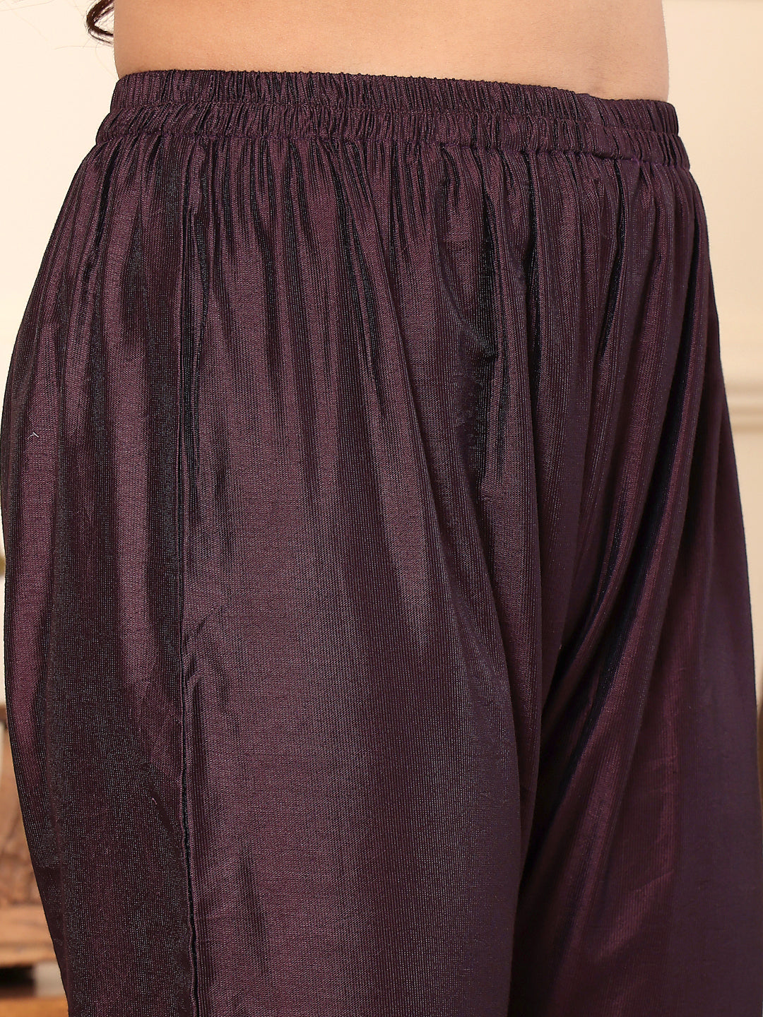 Varanga Women Pure Purple Floral Printed Kurta Set And Dupatta - Distacart