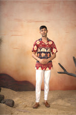 Thumbnail for Blossom Print Cotton Shirt by Hilo Design