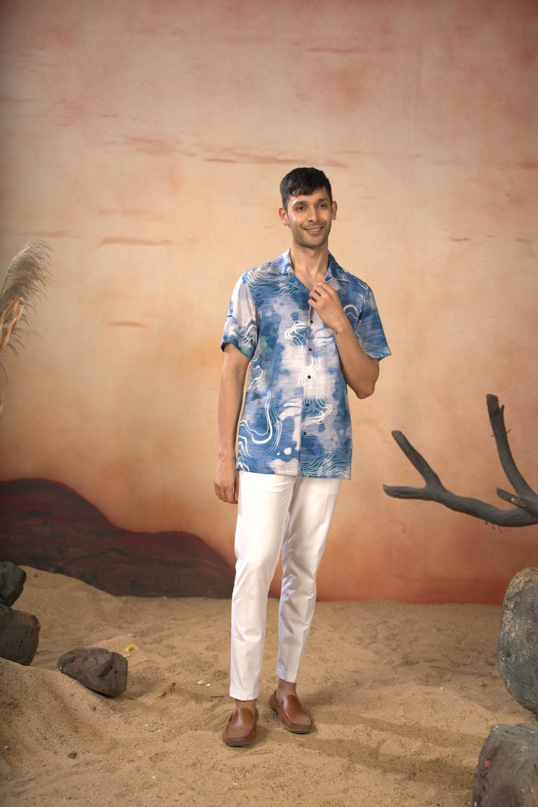 Marble Print Shirt by Hilo Design - Distacart