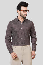 Thumbnail for Jonesburg Men's Printed Slim Fit Formal Shirt