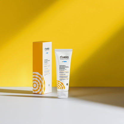 Tinosorb M + Zinc Oxide Mineral Sunscreen - Rivela Dermascience