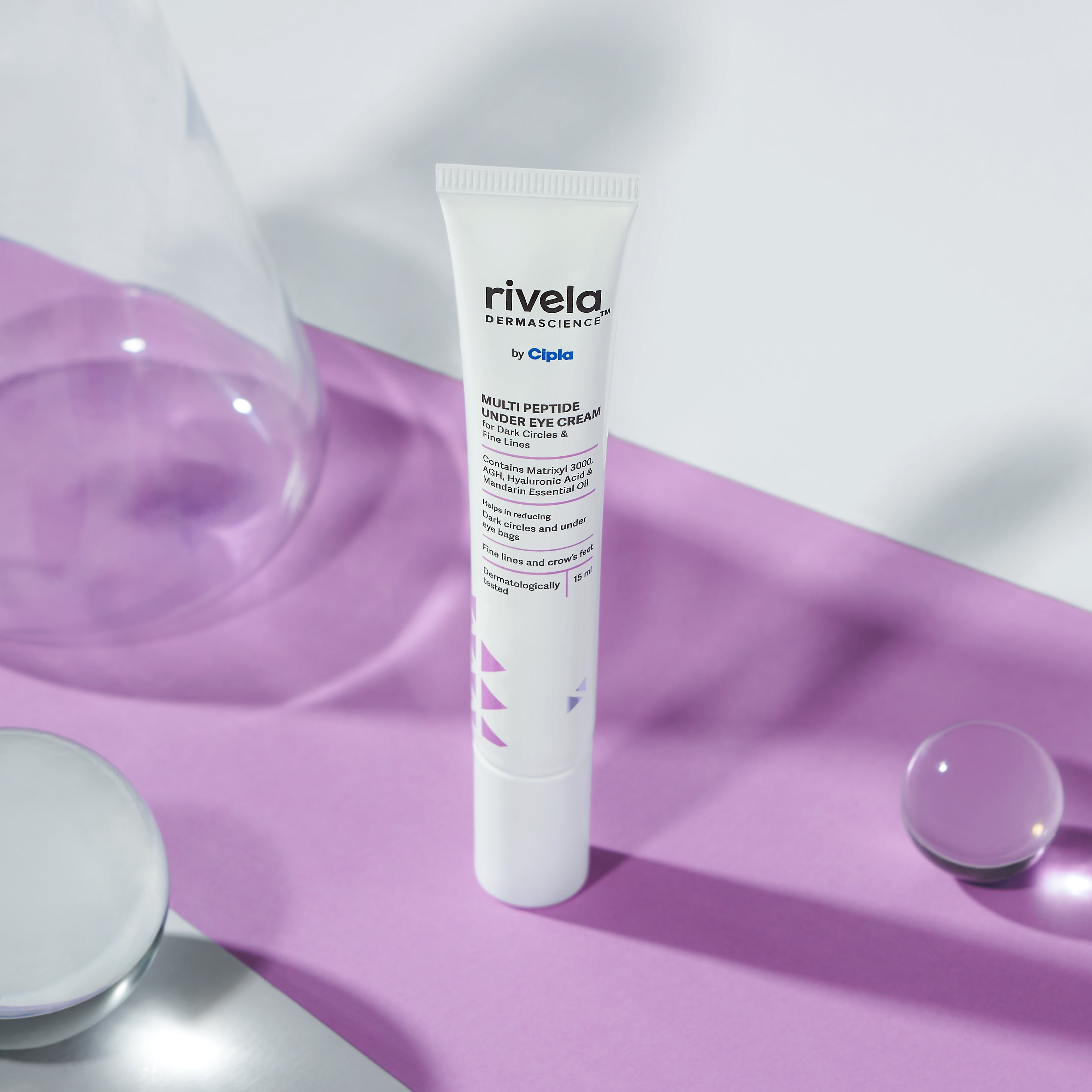Multi Peptide Under Eye Cream - Rivela Dermascience