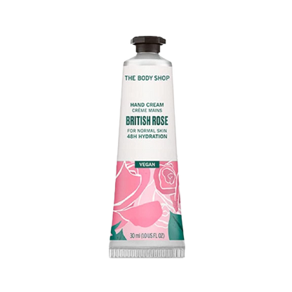 The Body Shop British Rose Petal Soft Hand Cream - Distacart