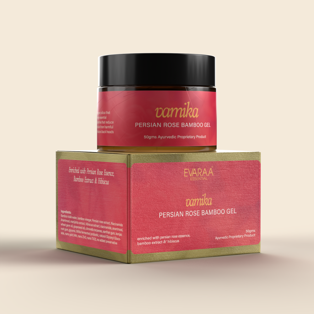 Evaraa Essential Persian Rose Bamboo Gel - Distacart