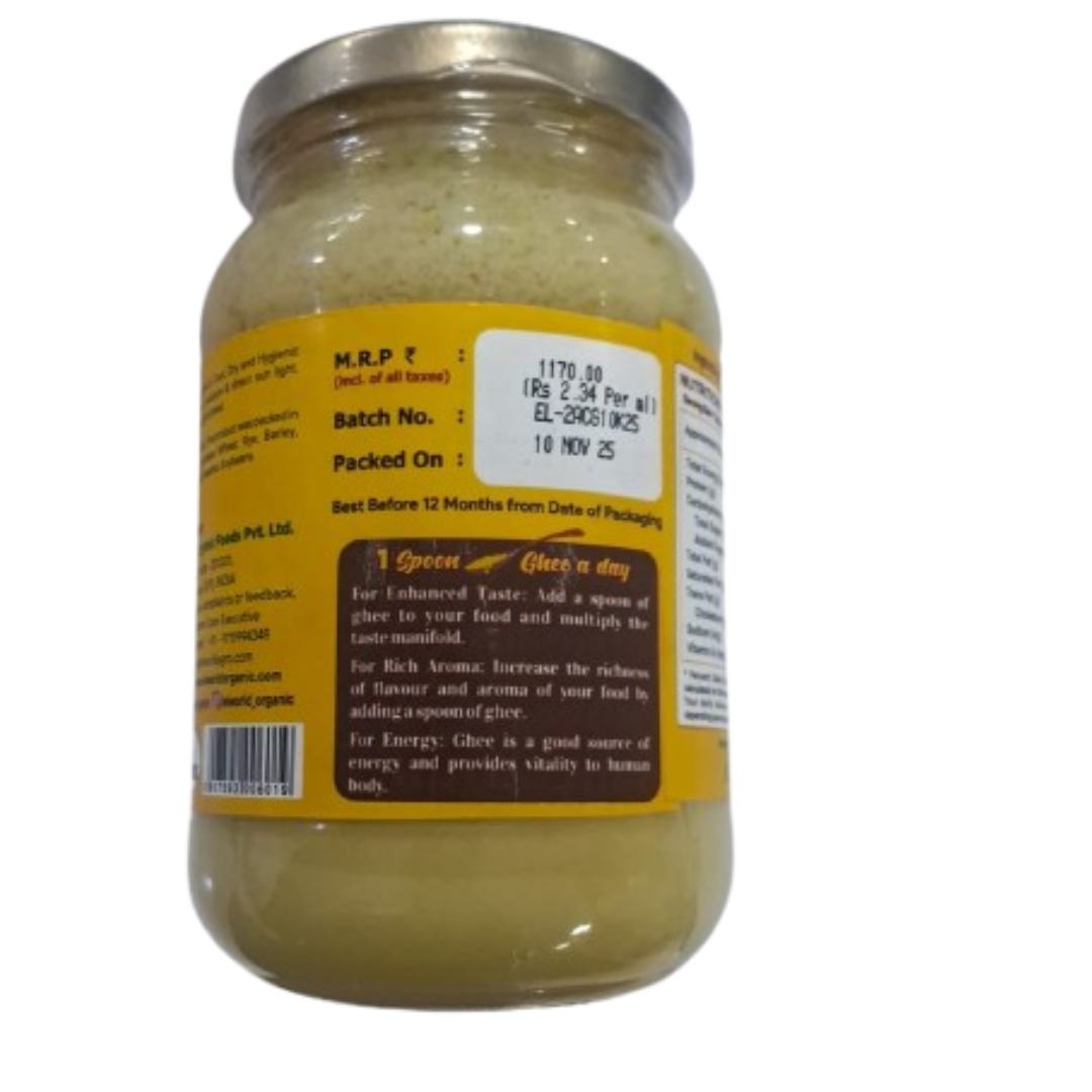 El World Organic Desi Cow Ghee | Cultured Cow Desi Ghee | Made From Grass Fed Cow's Milk
