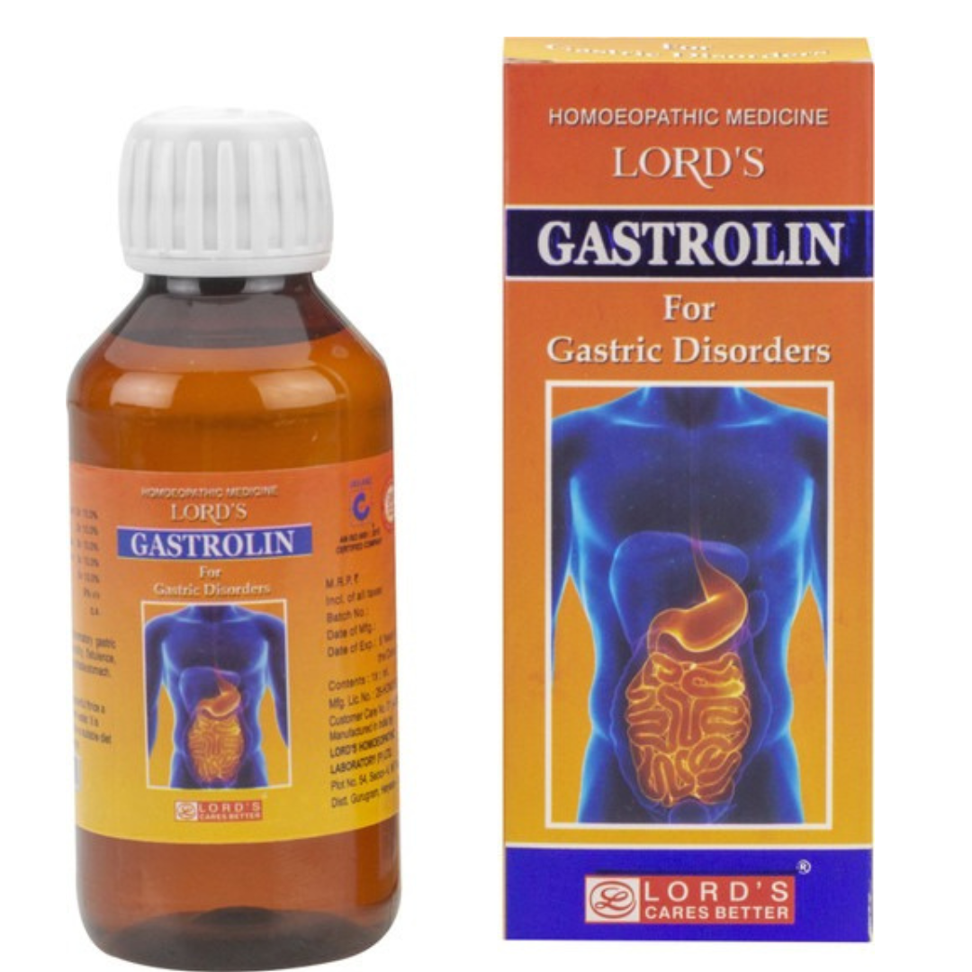 Lord's Homeopathy Gastrolin Syrup - Distacart