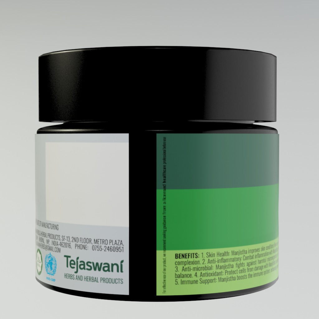 Tejaswani Herbs and Herbal Products Manjishta Powder - Distacart