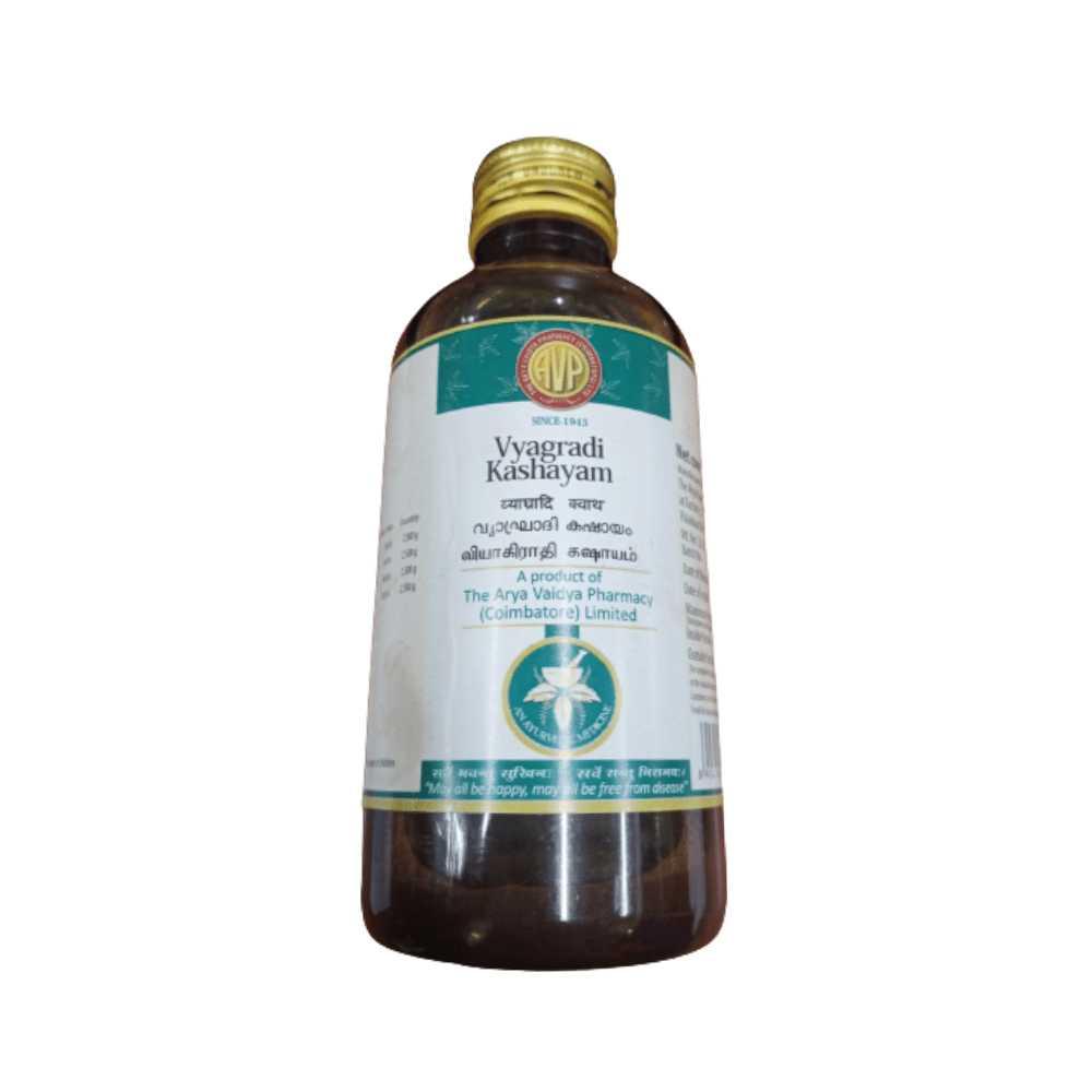AVP Ayurveda Vyaghryadi Kashayam Syrup - Distacart