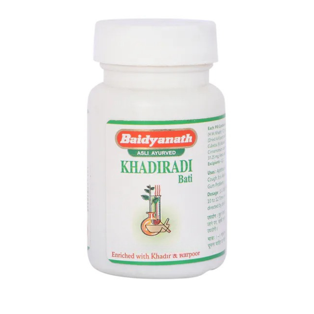 Baidyanath Jhansi Khadiradi Bati - Distacart