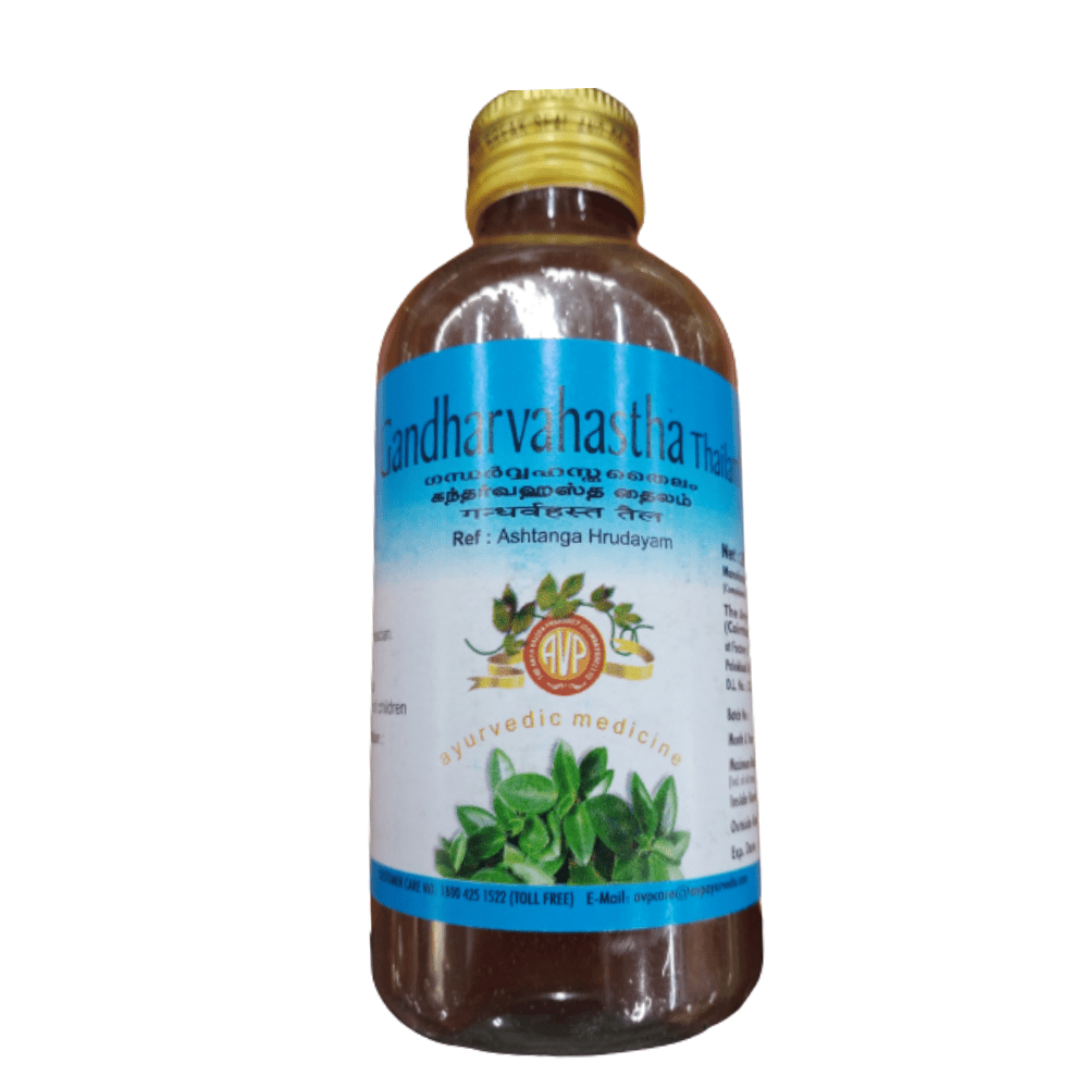 AVP Ayurveda Gandharvahastha Thailam - Distacart