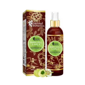 Oriental Botanics Bhringraj & Amla Hair Oil - Distacart