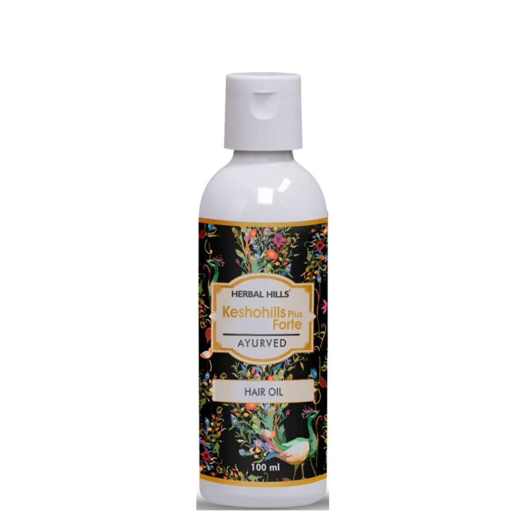 Herbal Hills Keshohills Plus Forte Ayurvedic Hair Oil - Distacart