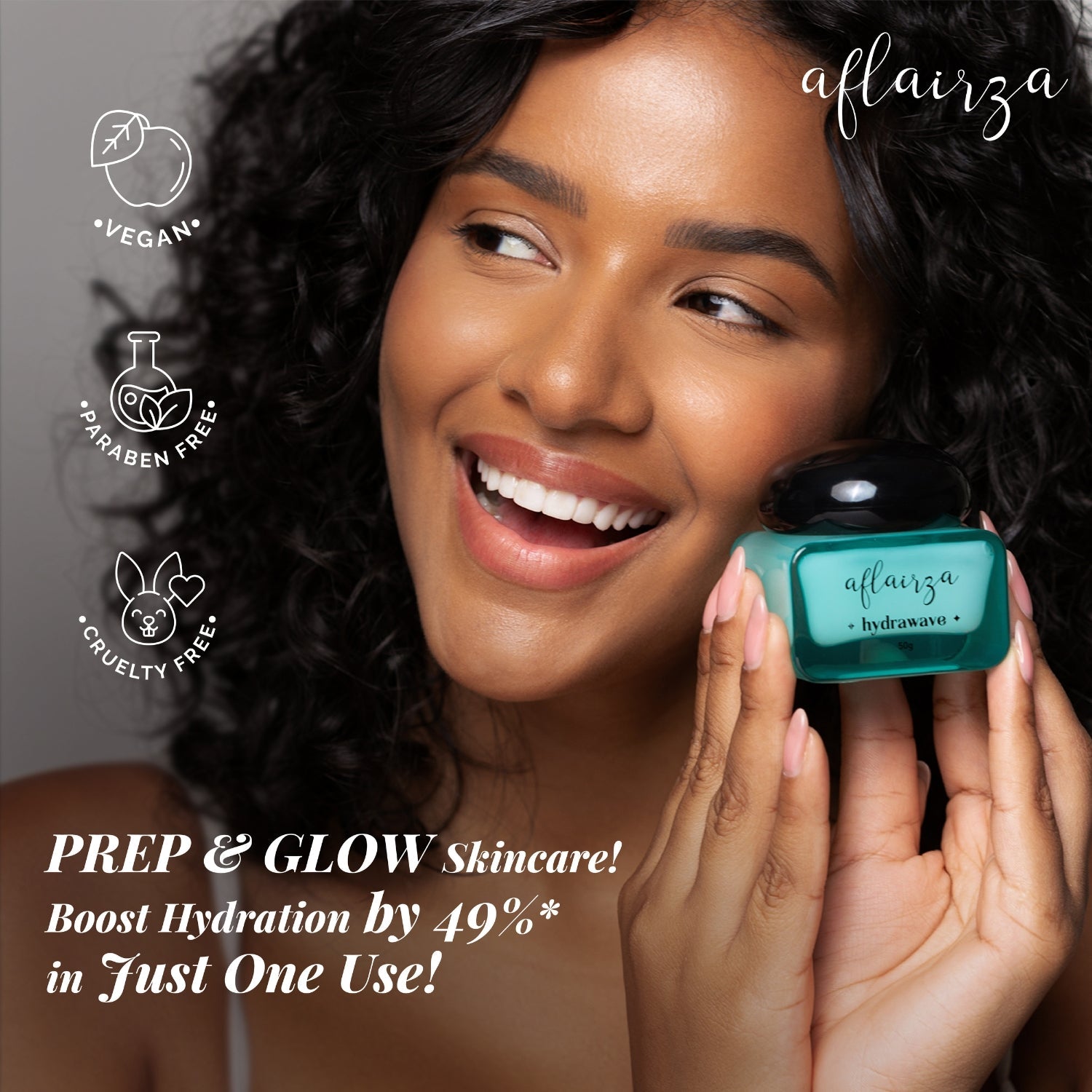 Aflairza Hydrawave Water-Based Face Moisturizer for Deep Hydration For All Skin Types - Distacart