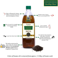 Thumbnail for Healthy Fibres Cold Pressed Gingelly Oil - Distacart