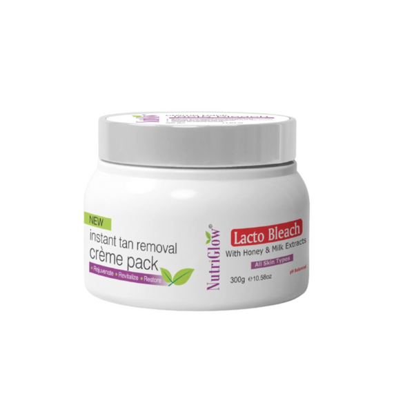 NutriGlow Lacto Bleach Tan Removal Creme Pack - Distacart