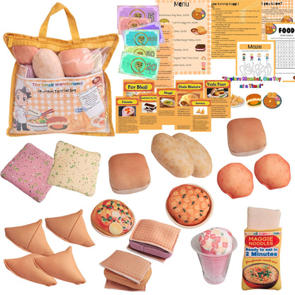 The Small Wonderland Aamchi Mumbai Pretend Play Food Toys- Indian food inspired kitchen toys - Distacart