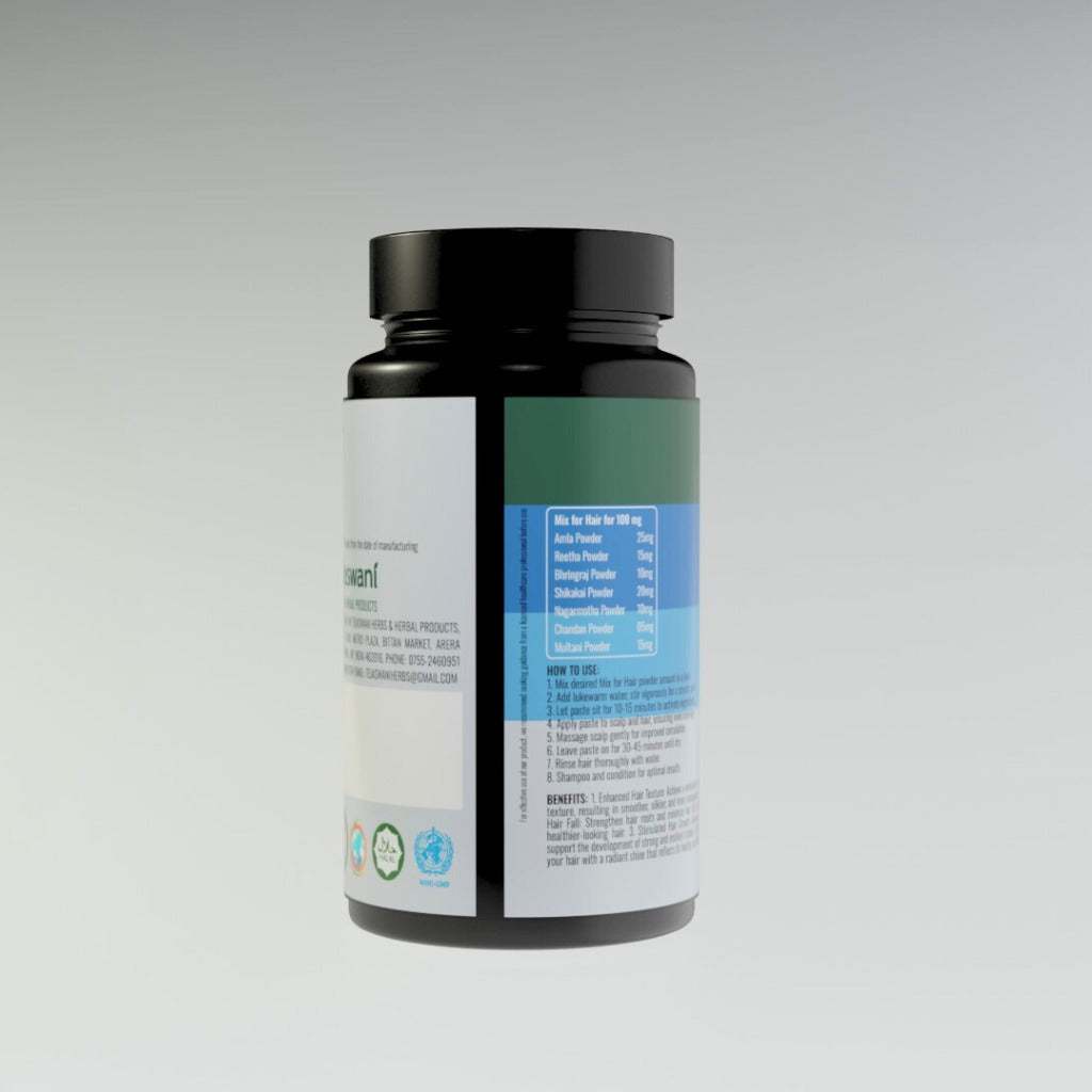 Tejaswani Herbs and Herbal Products Herbal Mix for Hair Powder - Distacart