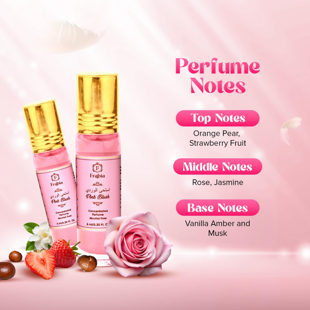 Frabia Pink Blush Perfume Oil Roll-On - Strawberry - Dista