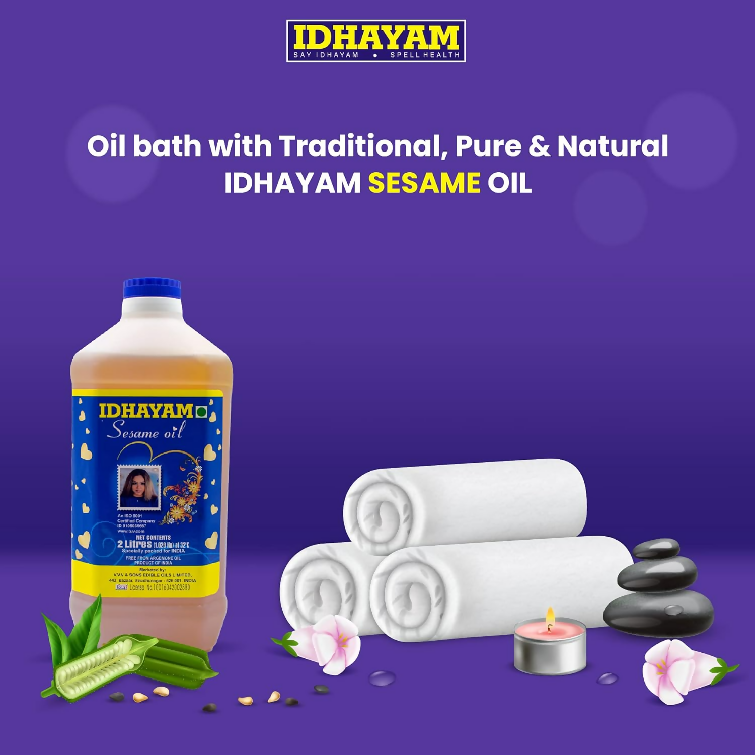 Idhayam Sesame Oil - Distacart