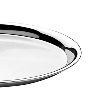 Vinod Stainless Steel Two Tone German Bogi Plate - Dista