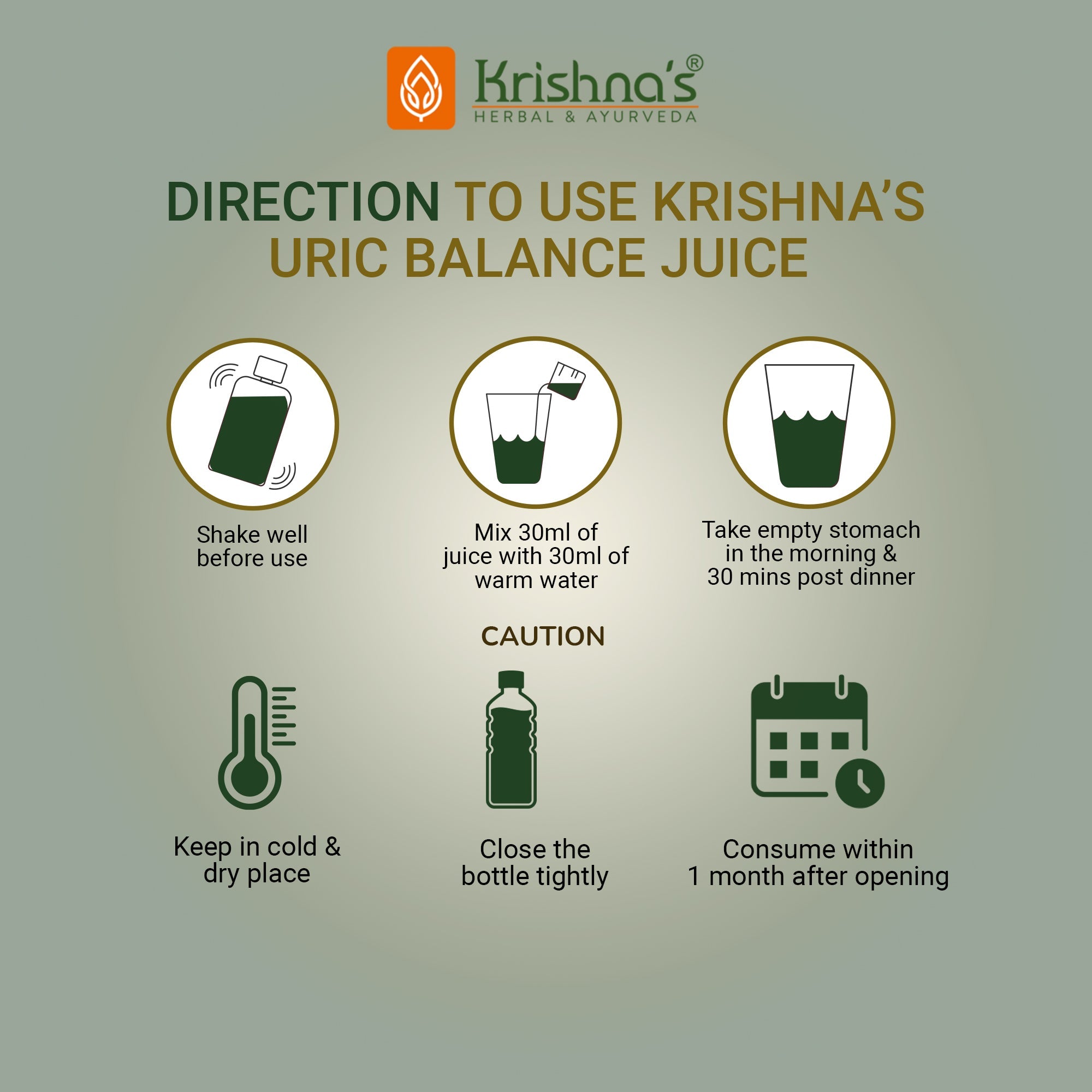 Krishna'S Herbal & Ayurveda Uric Balance Juice