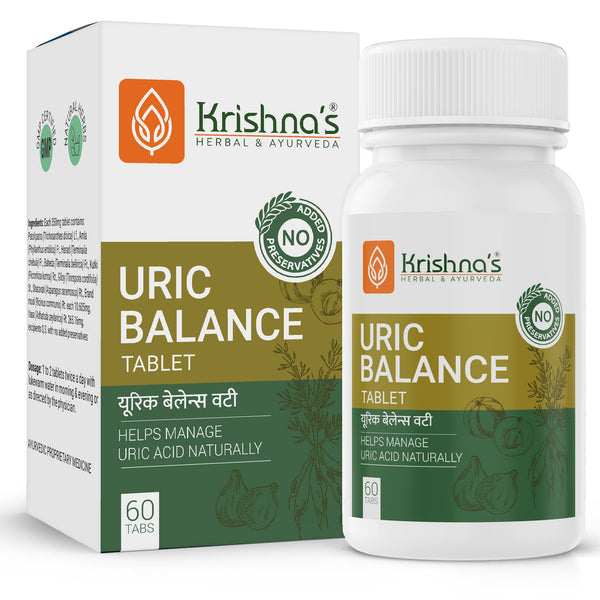 Krishna'S Herbal & Ayurveda Uric Balance Tablets