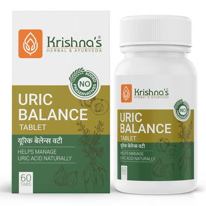 Krishna'S Herbal & Ayurveda Uric Balance Tablets - Distacart