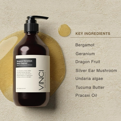 Vinci Botanicals Bergamot Geranium Body Cleanser - Distacart