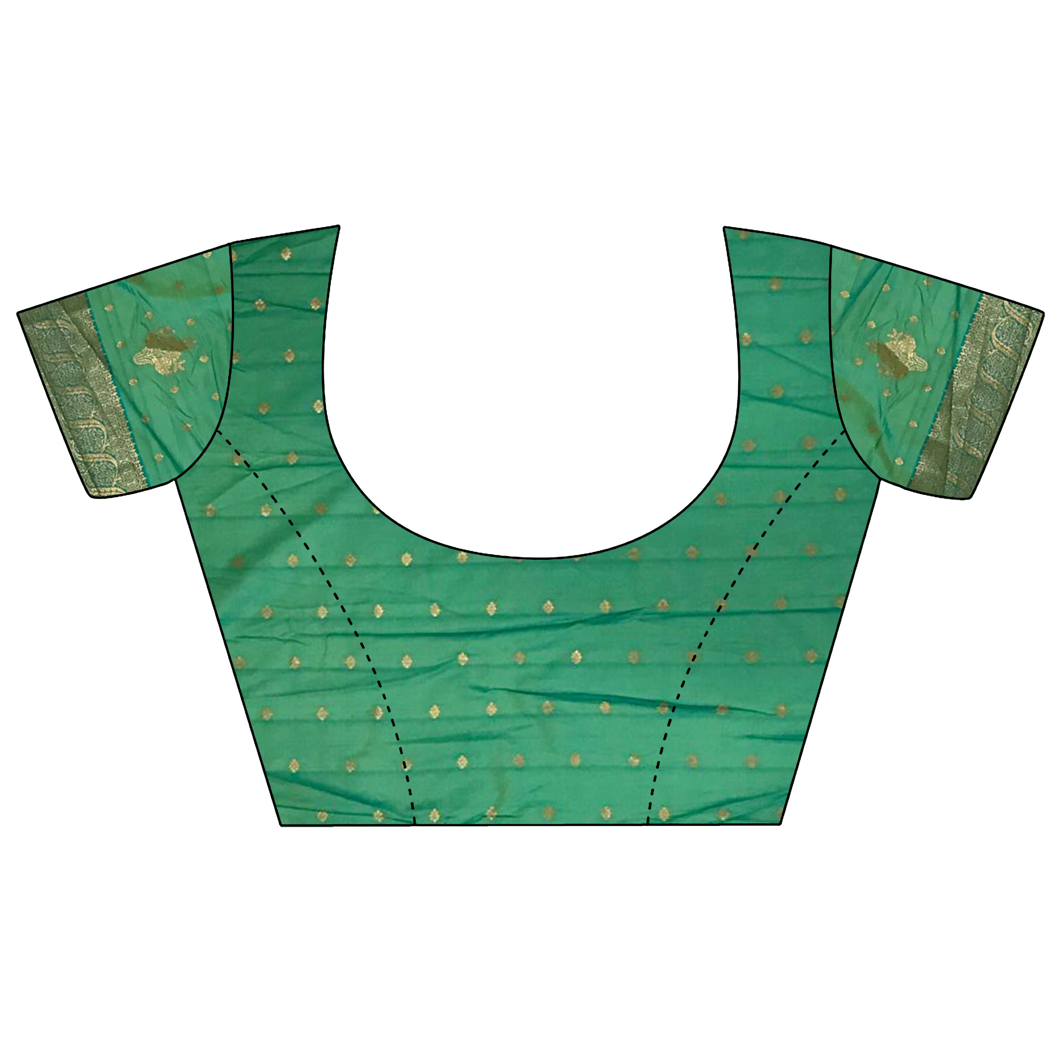 Joban Fashion Yellow Banarasi Soft Silk Woven Saree