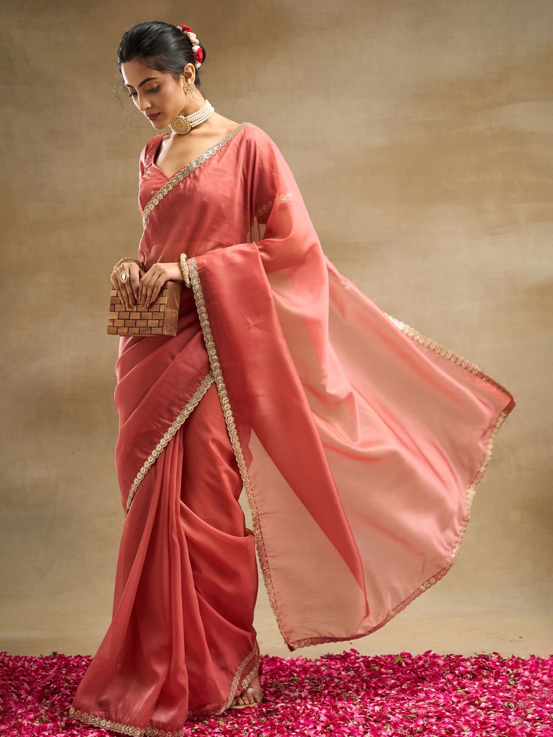 kasee Organza Saree - Distacart