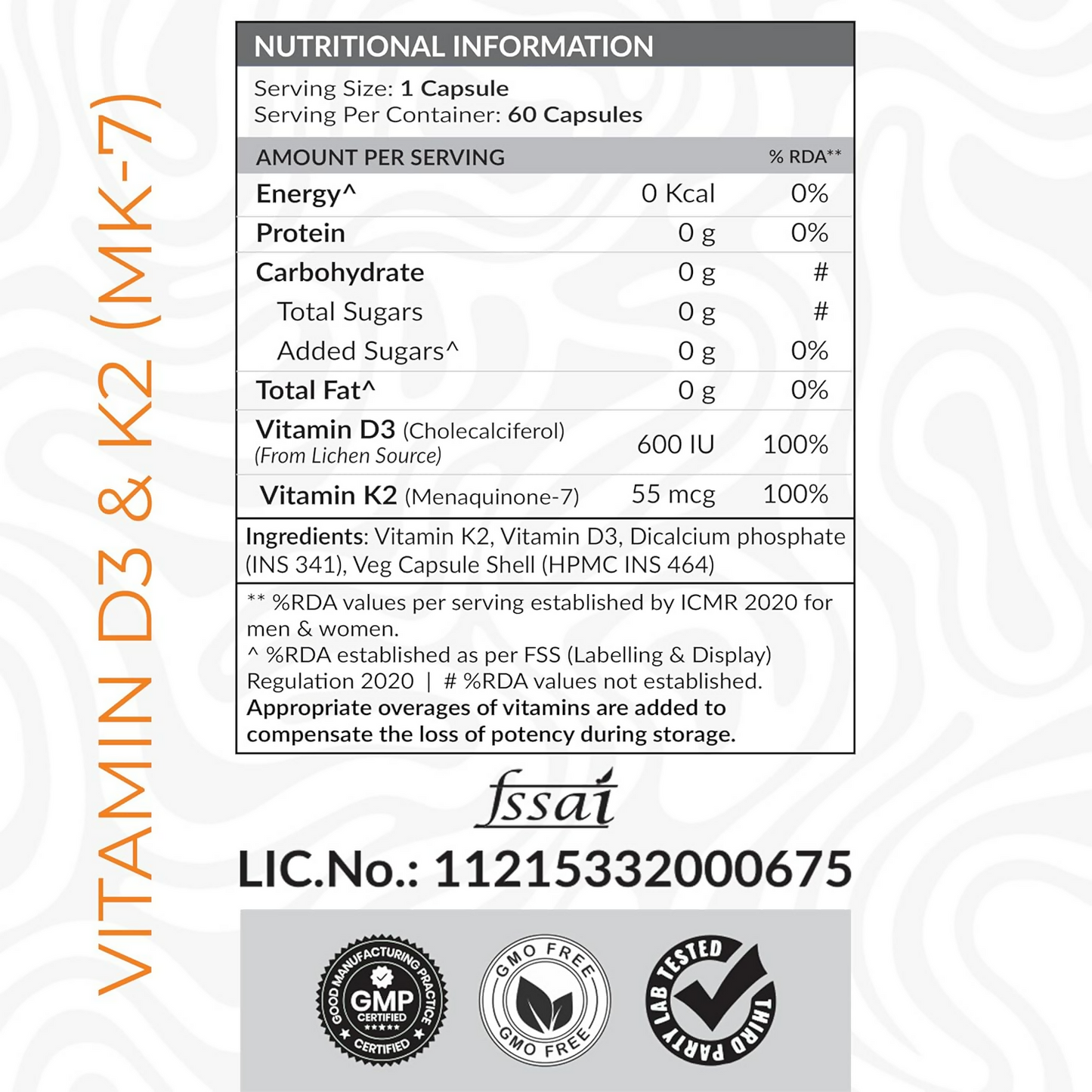As-It-Is Atom Vitamin D3 & K2 (Mk-7) Veg Capsules - Distacart