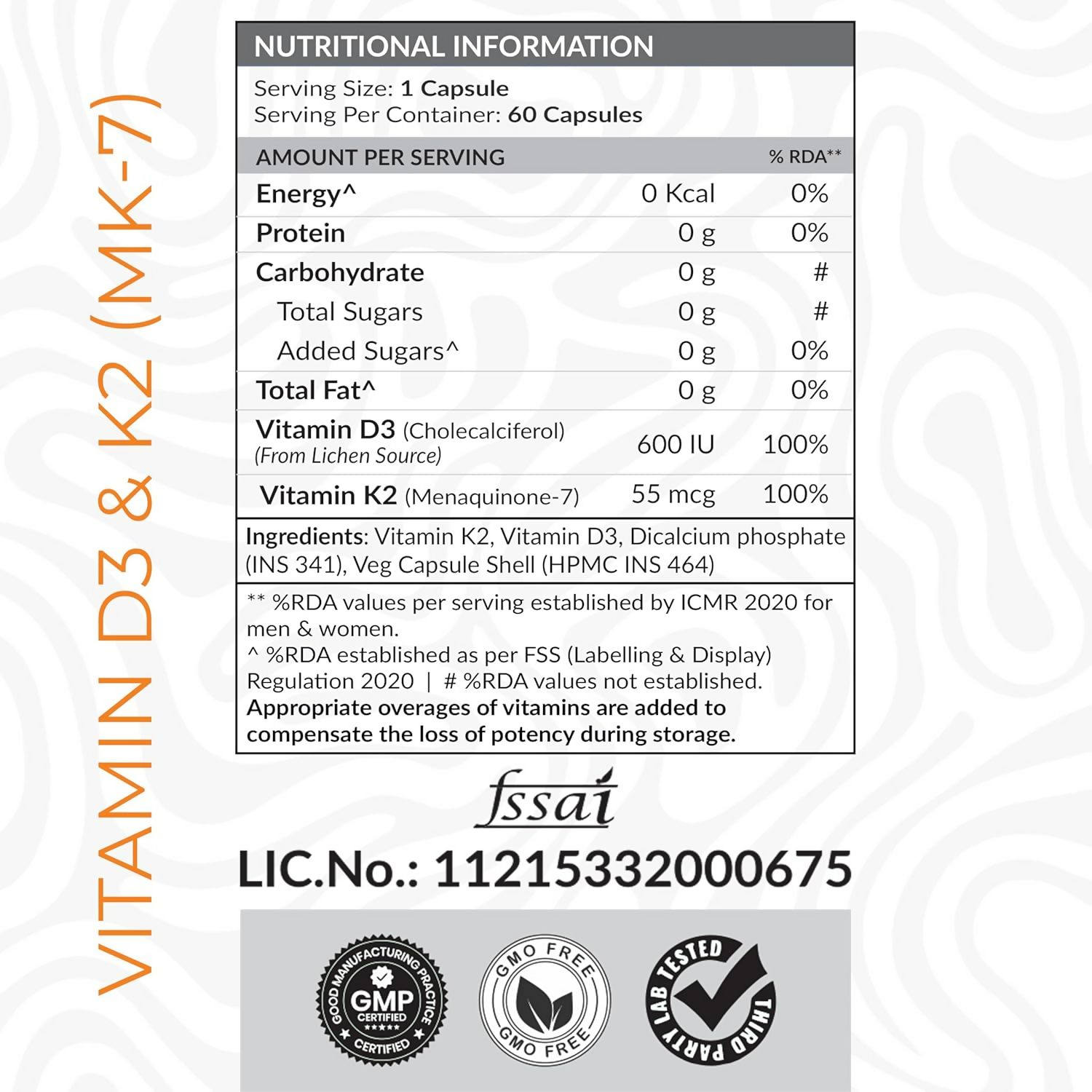 As-It-Is Atom Vitamin D3 & K2 (Mk-7) Veg Capsules - Distacart